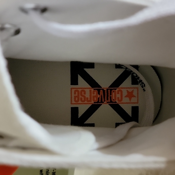 Converse x off-white collaboration Chuck Taylor's. - Picture 8 of 11